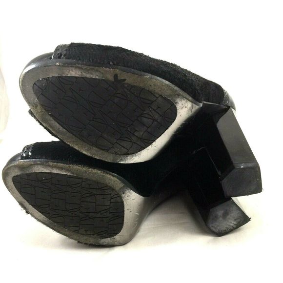 Diane von Furstenberg DVF Calf Hair Peep Toe Pump - Picture 6 of 6